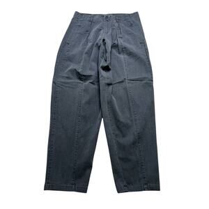 Vintage 90s Onyx Pleated Work Pants Gray/Black Sz 36 Actual 34x31 Made in USA